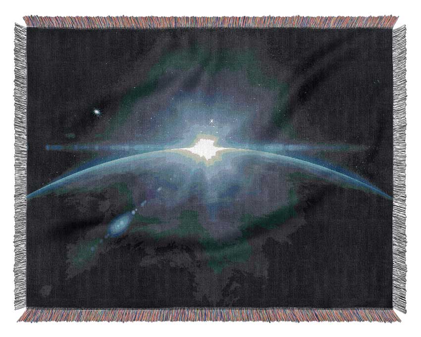 Sun Glow Earth Woven Blanket