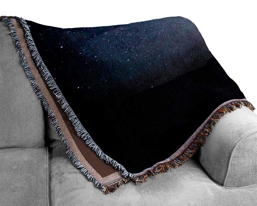 Stunning Star Night Sky Woven Blanket