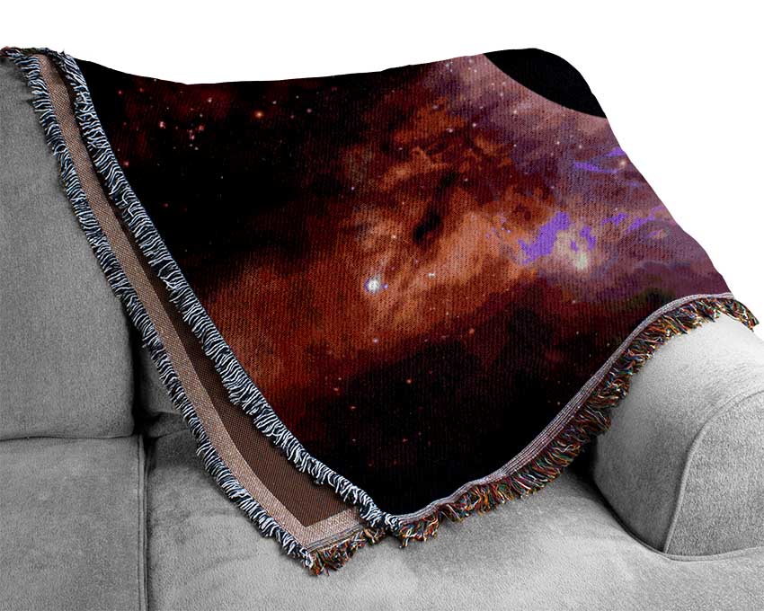 Galaxy Eclipse Woven Blanket