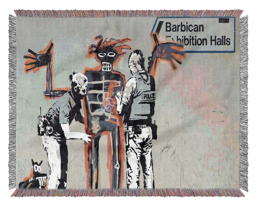 Barbican Exibition Woven Blanket