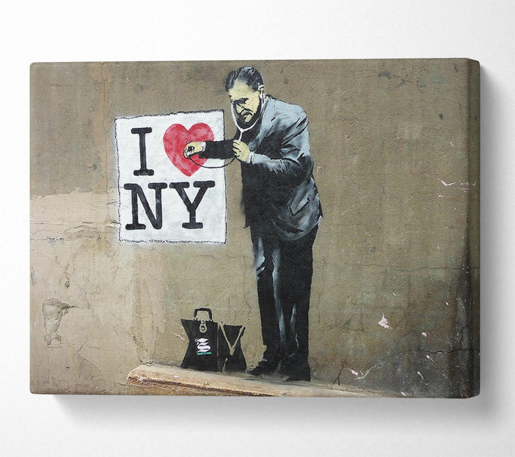 Picture of I love NY Canvas Print Wall Art