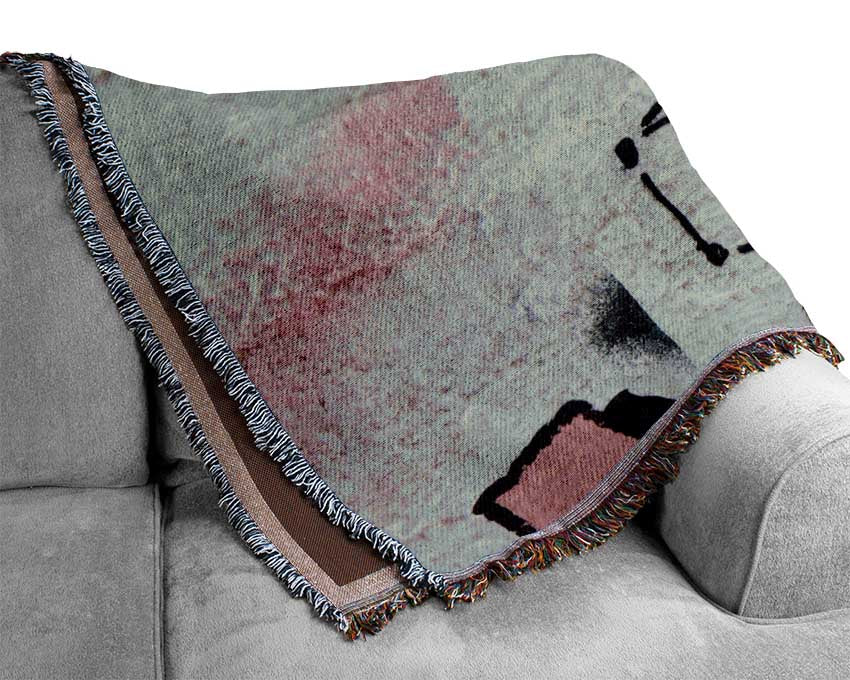 French embassy portrait Woven Blanket