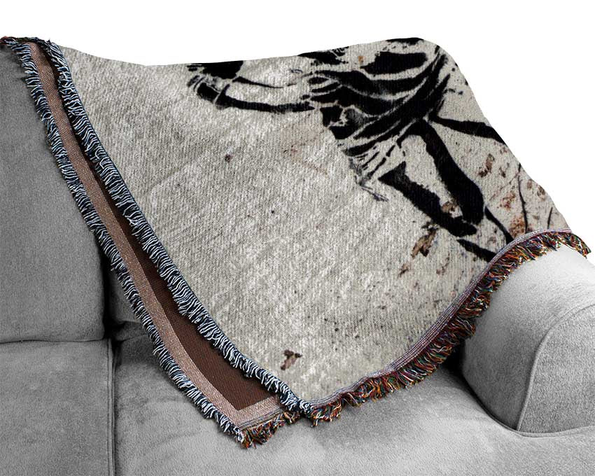 Steve jobs Woven Blanket