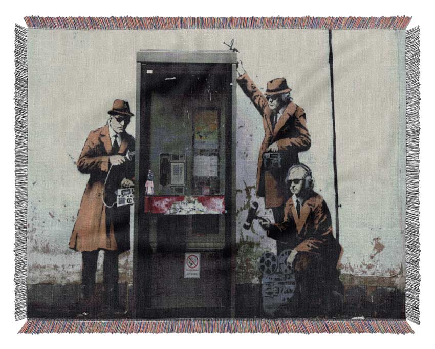 Spy Booth Woven Blanket