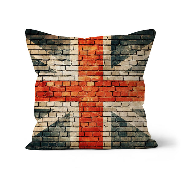 Union Jack Bricks World Flags Cushion