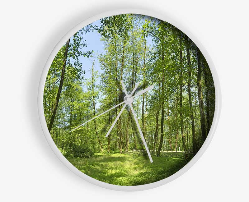 Greenland forest Clock - Wallart-Direct UK