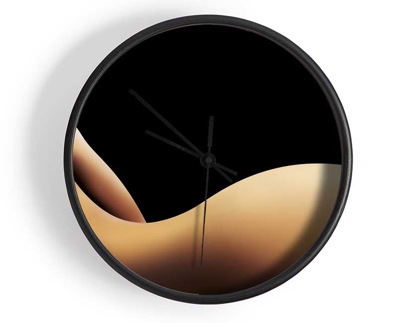 Curviture of the body Clock - Wallart-Direct UK