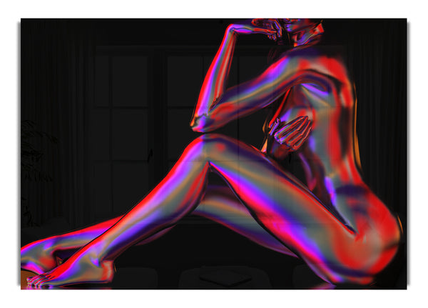 Neon nackter Körper