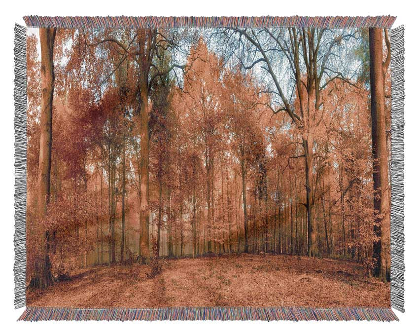 Autumn Forest soft Woven Blanket
