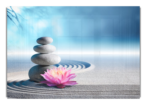 Kieselsteine ​​am Zen-Strand Lilly