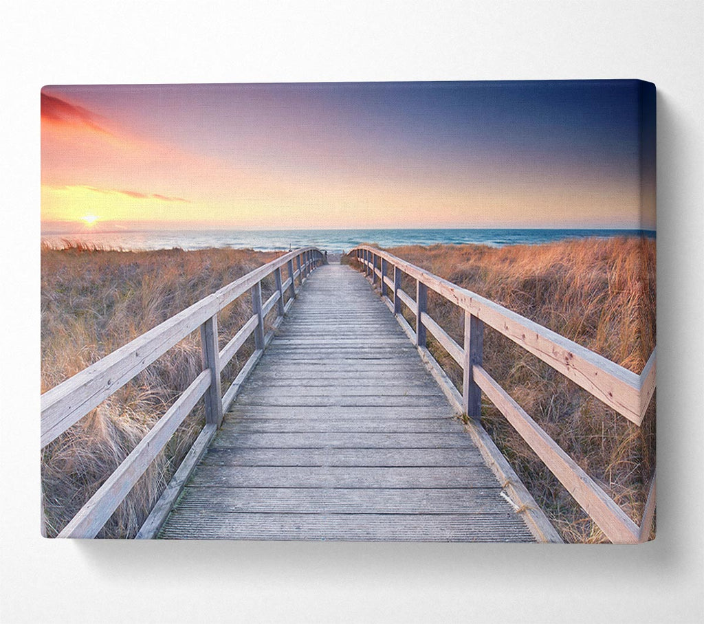 Picture of Brige to the coast Canvas Print Wall Art