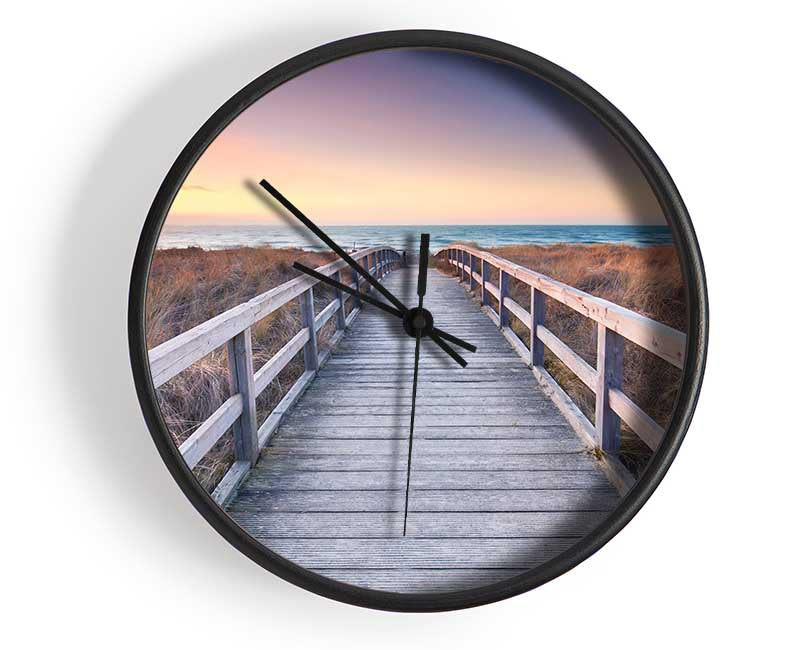 Brige to the coast Clock - Wallart-Direct UK