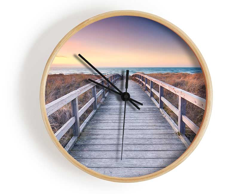 Brige to the coast Clock - Wallart-Direct UK