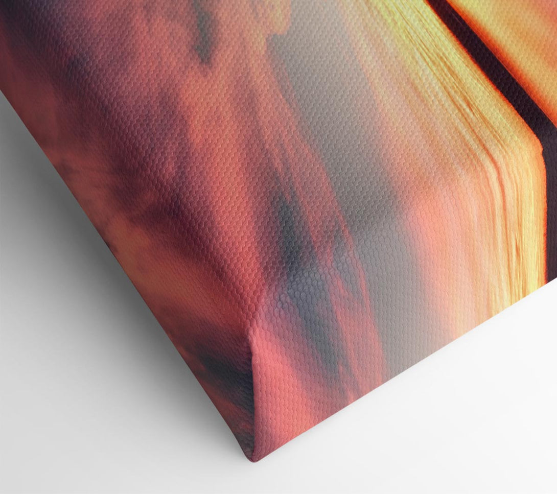 Picture of Sunset off the jeti Canvas Print Wall Art