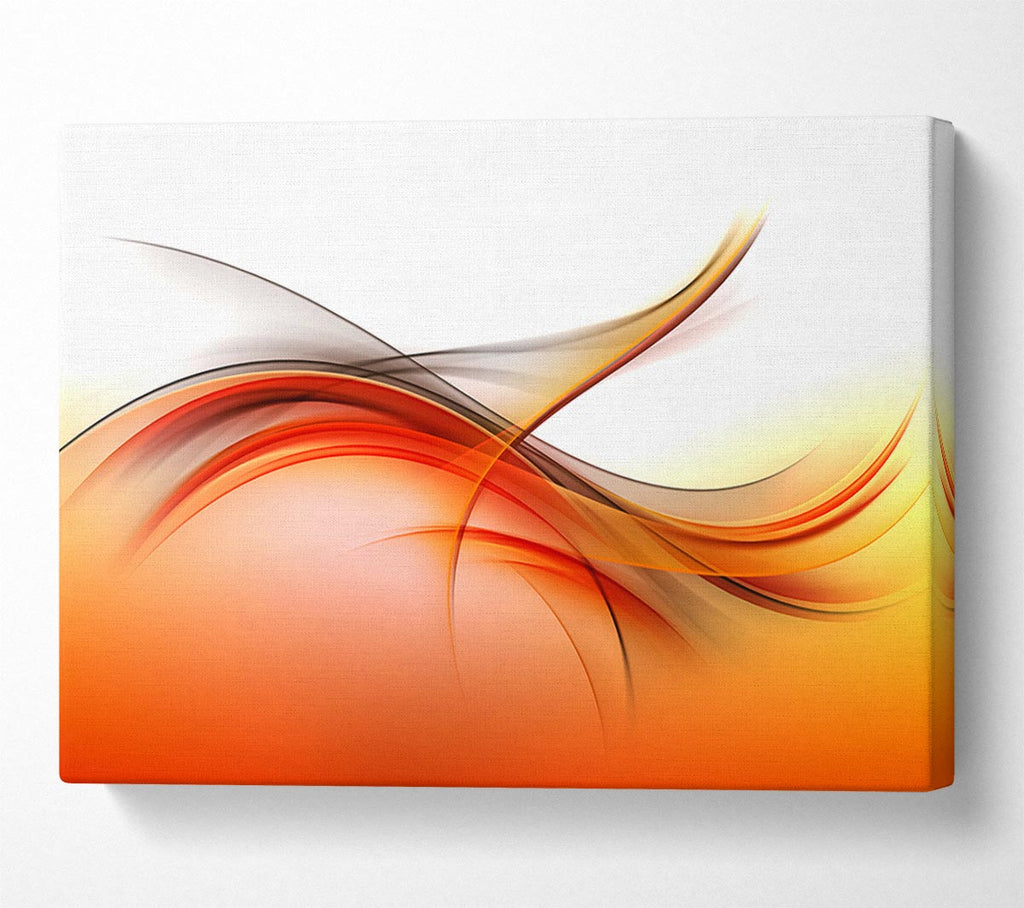 Picture of Fire abstract swirls Canvas Print Wall Art