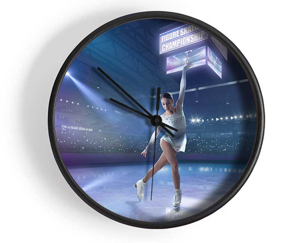 Figure skating champion Clock - Wallart-Direct UK