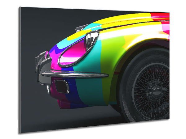 E-Type Jaguar Regenbogenstreifen