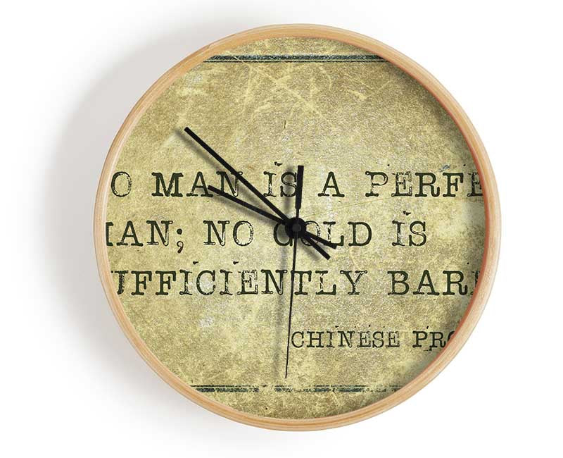 Chinese Proverb saying Clock - Wallart-Direct UK