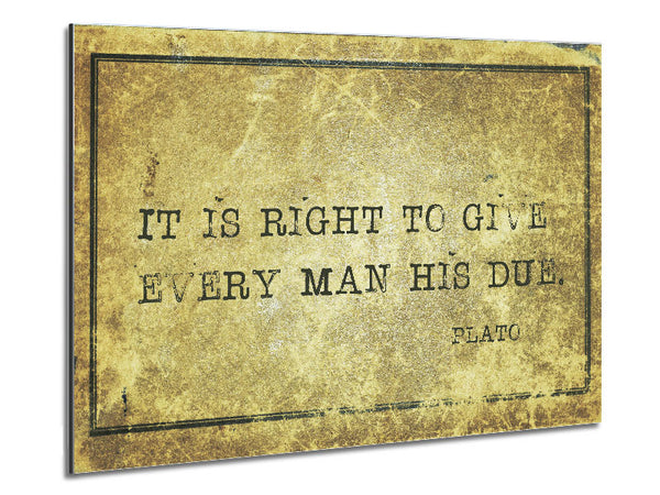 Plato quote Metal Print