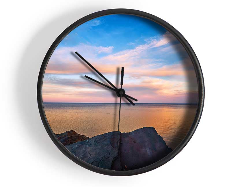 Scenic view out to sea Clock - Wallart-Direct UK