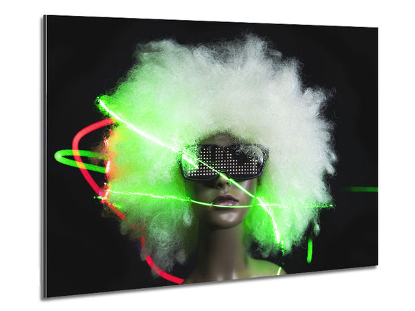 Neonlicht Afro