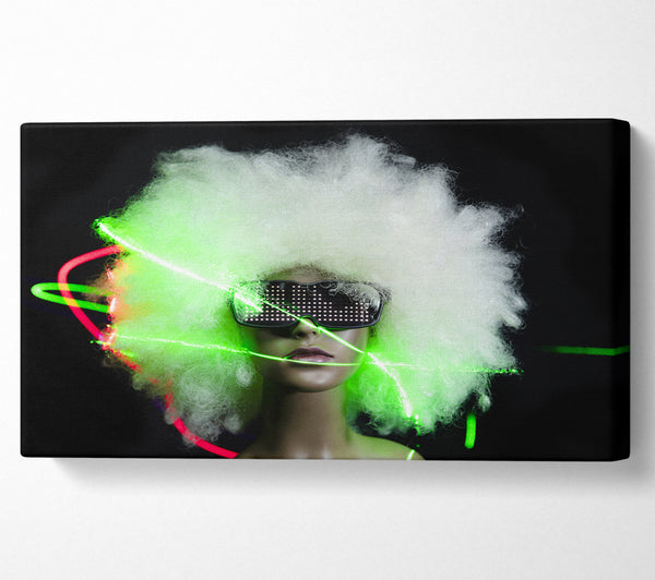 Neonlicht Afro