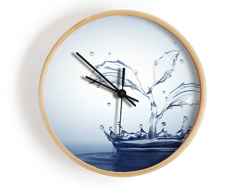 Water splash plant Clock - Wallart-Direct UK