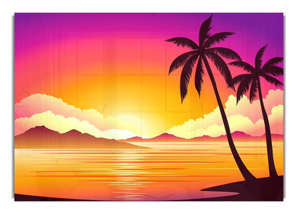 Paradise Illustration beach