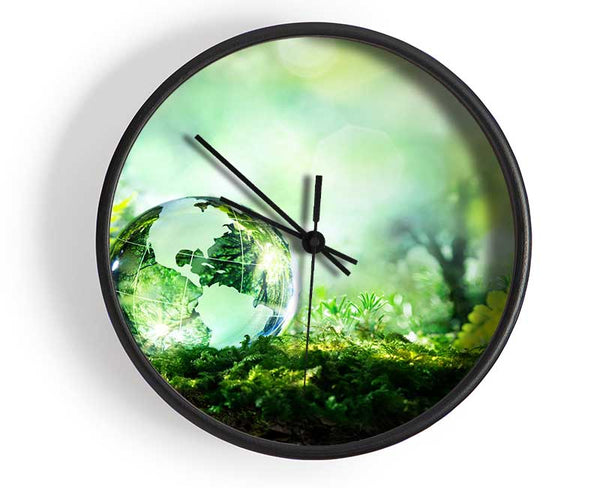 Droplet of the earth Clock - Wallart-Direct UK