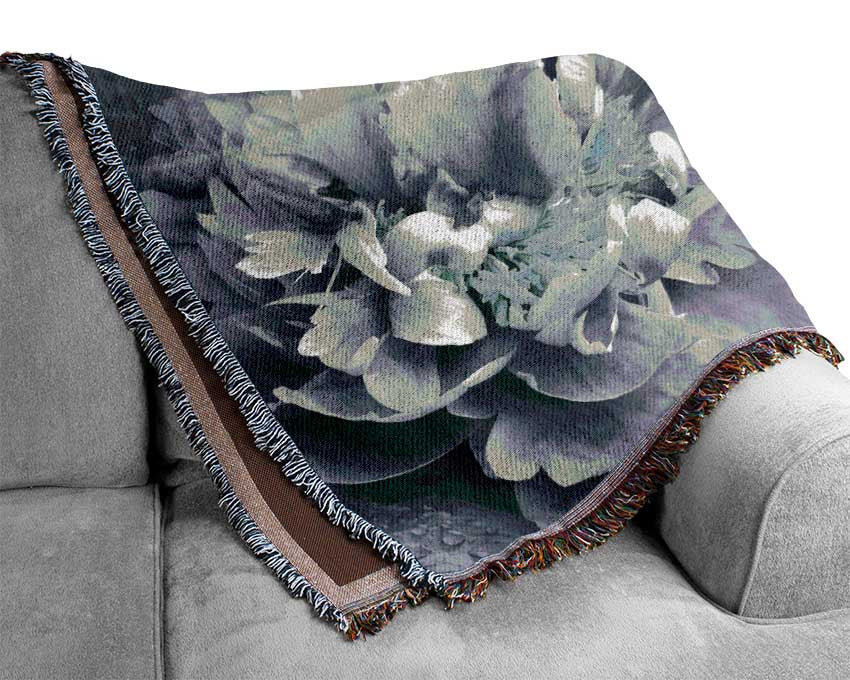 Flower Montage Woven Blanket