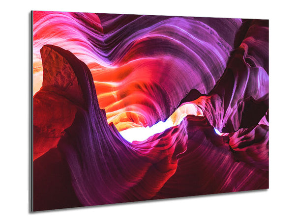Colourful cave formations Metal Print