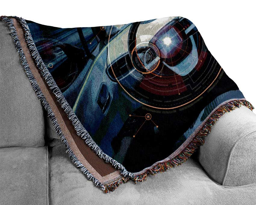 The car of the future Woven Blanket