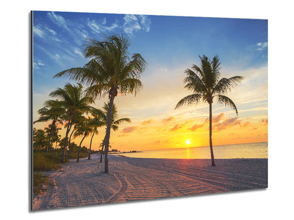 Sandy paradise heaven Metal Print