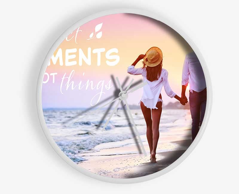 Collect moments not things Clock - Wallart-Direct UK