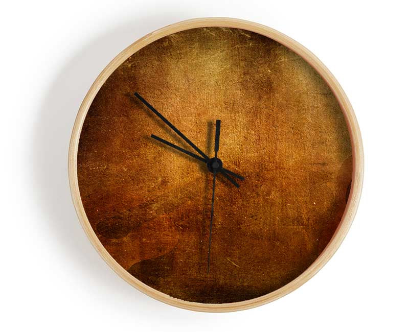 Grunge acoustic guitar Clock - Wallart-Direct UK