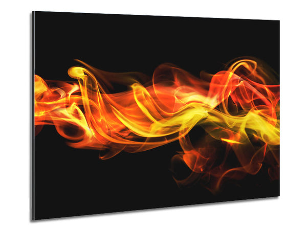 Feuer Rauch orange