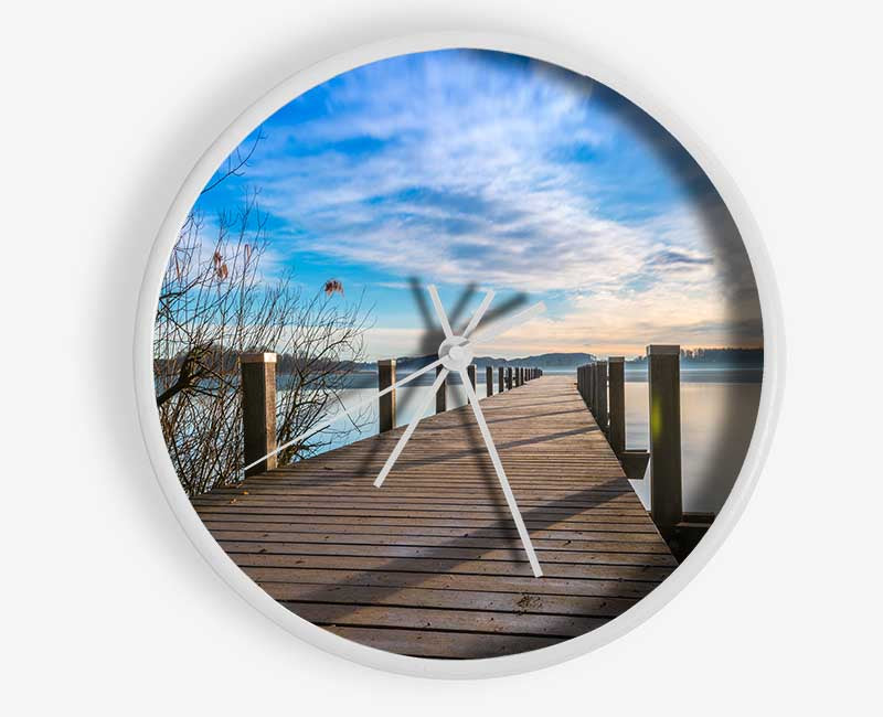 the bridge to freedom Clock - Wallart-Direct UK