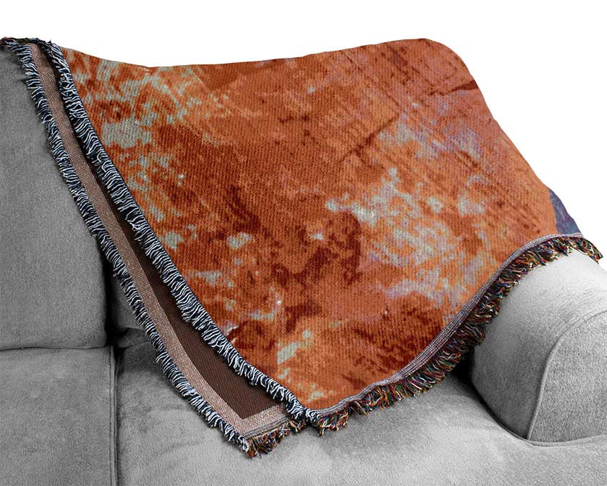 Rough Reds texture Woven Blanket