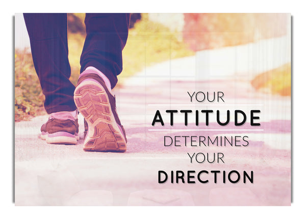 Your Attitude determines your direction