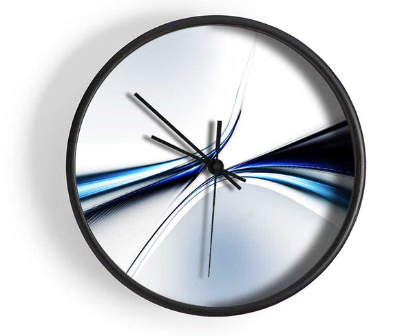 Defined lines meeting Clock - Wallart-Direct UK