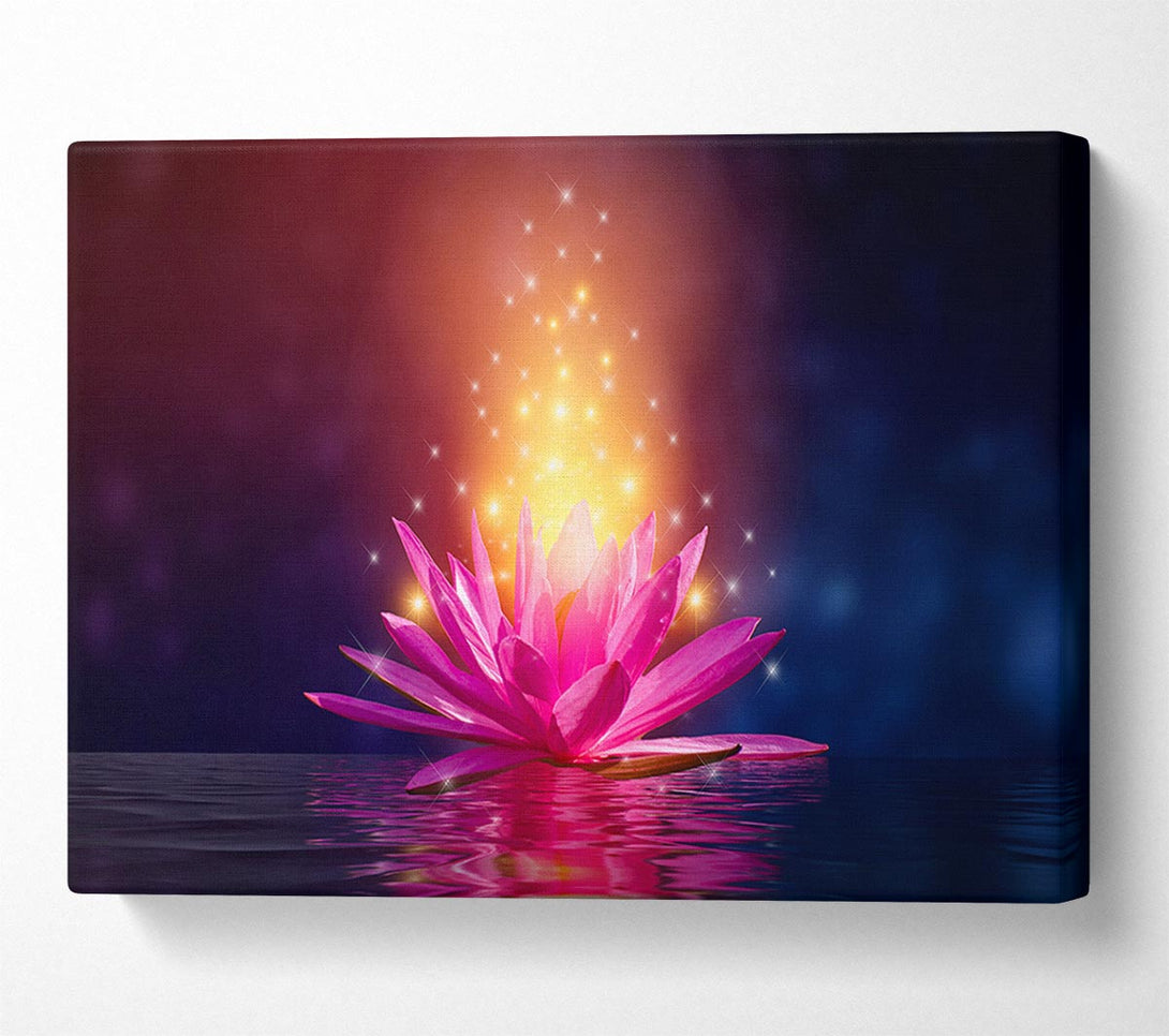 Picture of Magical Lillie emitting spores Canvas Print Wall Art