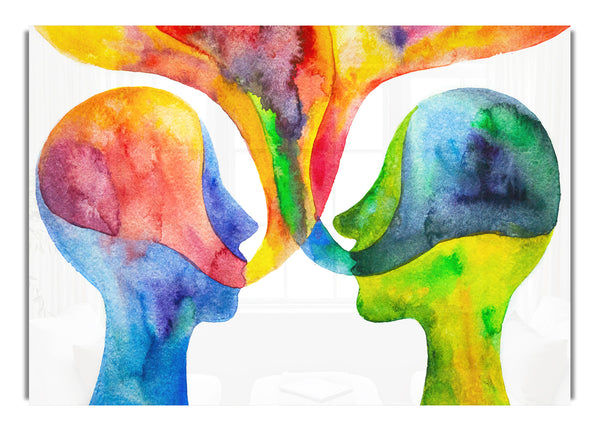 Seelenverbindung in Aquarell