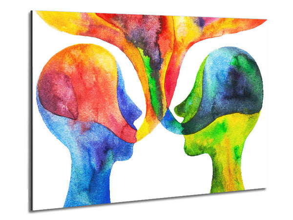 Seelenverbindung in Aquarell
