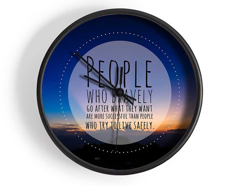 Successful people quote Clock - Wallart-Direct UK