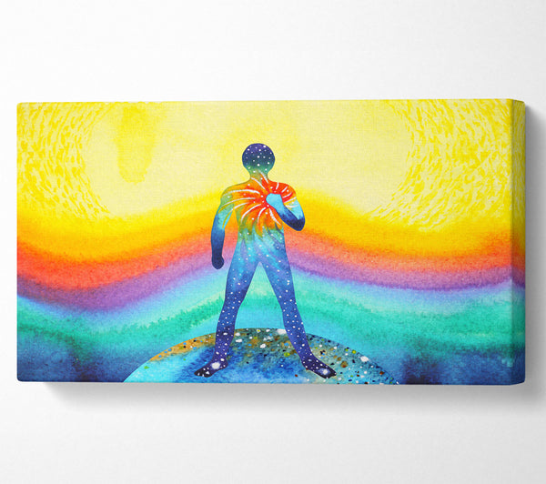 Stronger heart watercolour