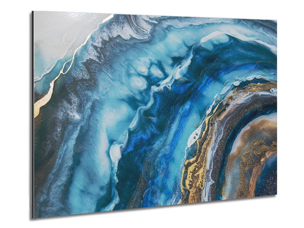 Natural stones inside Metal Print