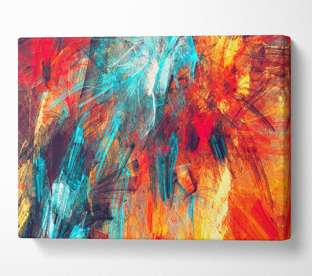 Picture of The gates of hell mess Canvas Print Wall Art