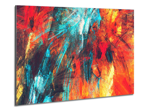 The gates of hell mess Metal Print