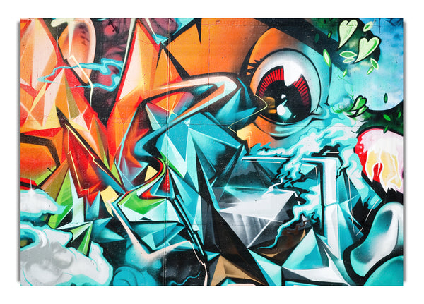 Fantastische Graffiti-Kunst im Weltraum