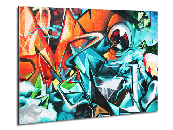 Fantastische Graffiti-Kunst im Weltraum